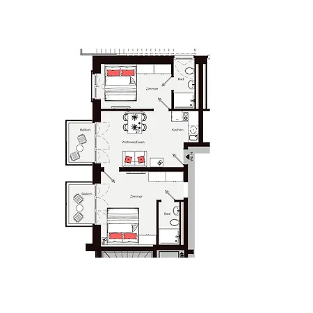 Gezeiten Apart Otel 4*