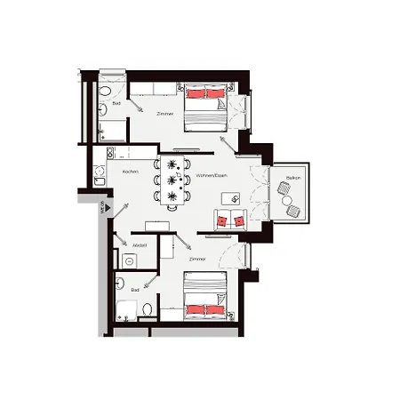 Gezeiten Apartmanhotel