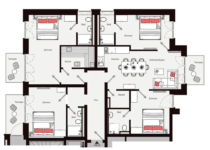 Apartmanhotel Gezeiten Büsum