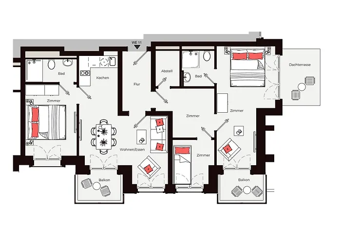Apartmanhotel Gezeiten 4*
